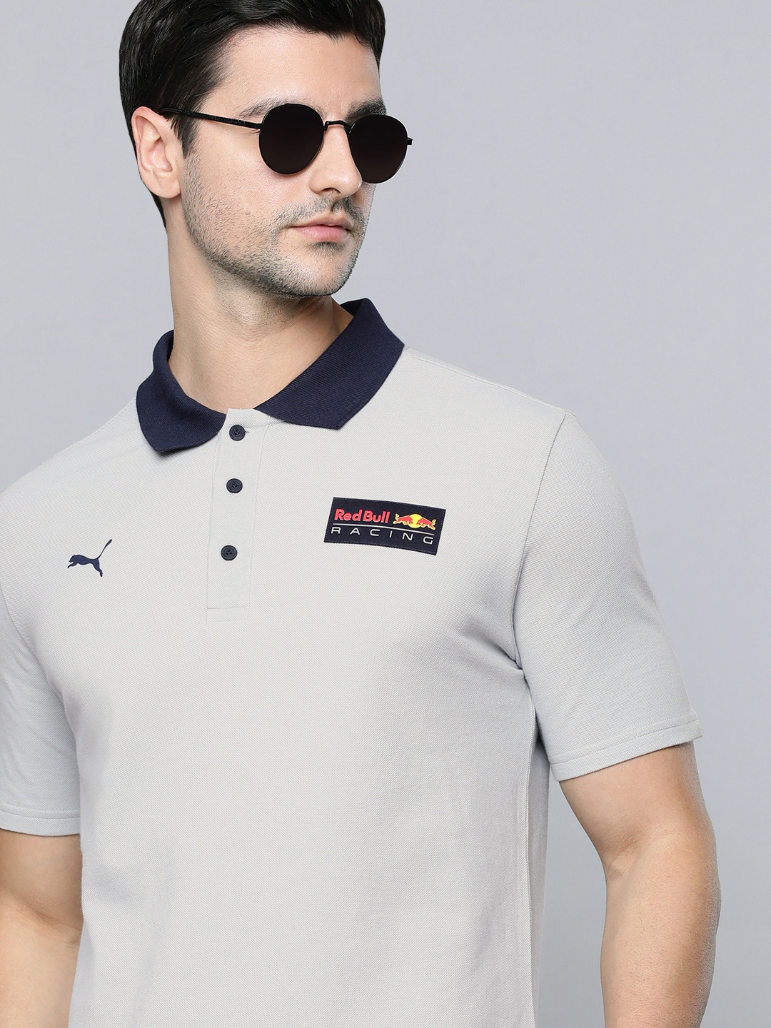 PUMA Motorsport Men Grey Brand Logo Printed Polo Collar Pure Cotton Motorsports T-shirt
PUMA Motorsport Men Grey Brand Logo Printed Polo Collar Pure Cotton Motorsports T-shirt