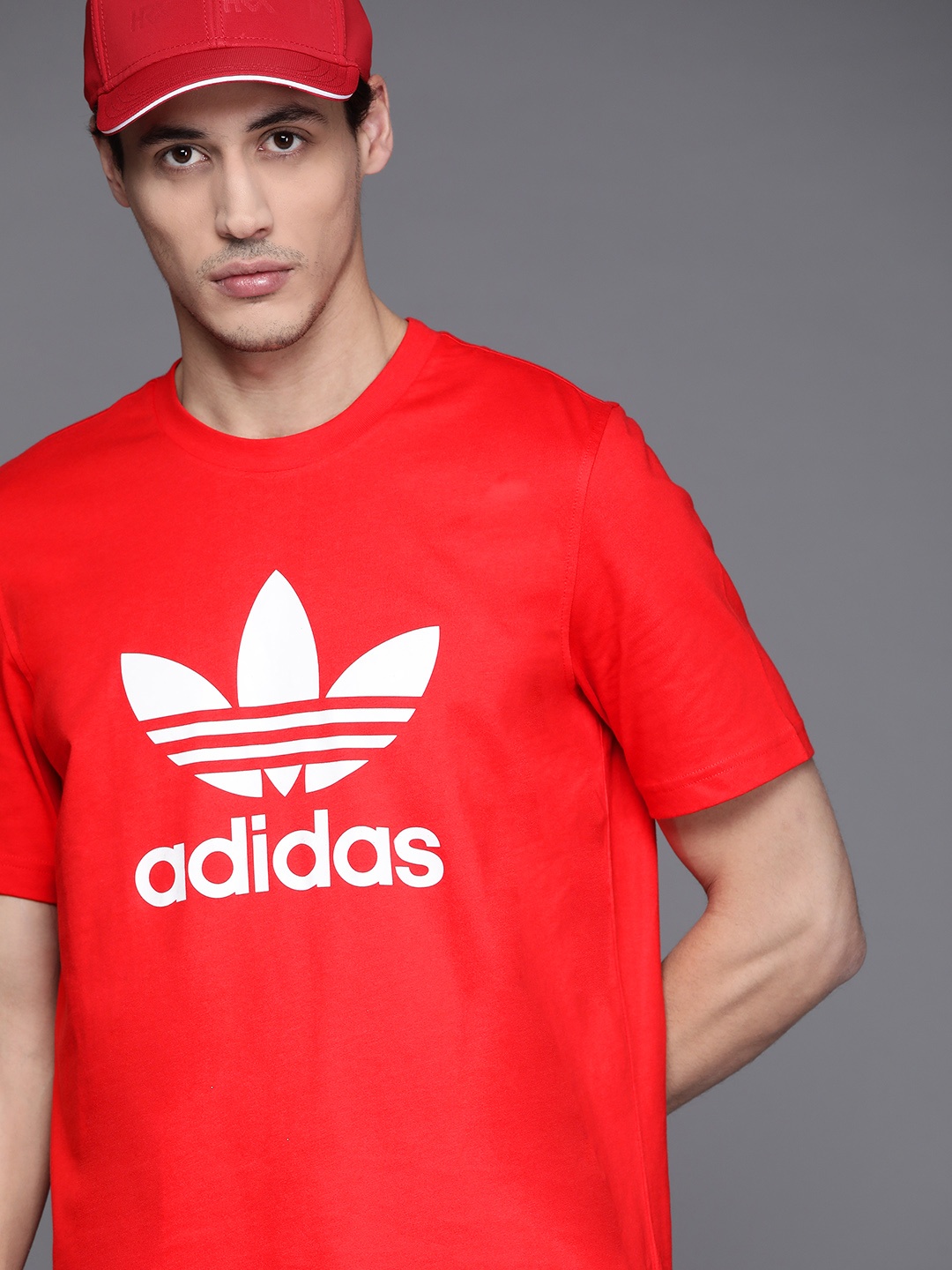 ADIDAS Originals Men Red Adicolor Brand Logo Pure Cotton Trefoil Sustainable T-shirt
ADIDAS Originals Men Red Adicolor Brand Logo Pure Cotton Trefoil Sustainable T-shirt