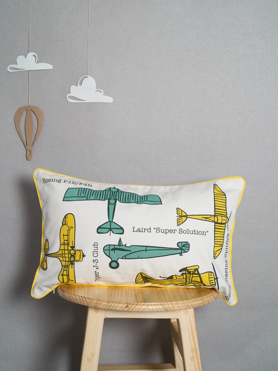 The Yellow Dwelling Unisex Yellow Geometric