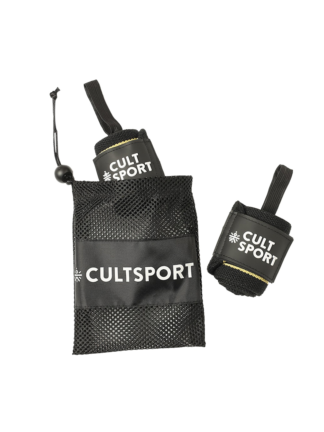 Cultsport Wrist Protection Cotton Elastic Wrap, Black