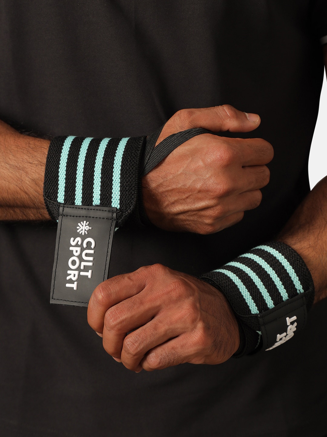 Cultsport Wrist Protection Cotton Elastic Wrap, Black
