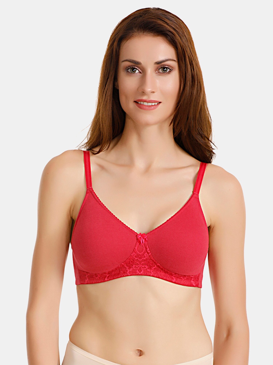 Zivame Pink Non Wired T-shirt Bra