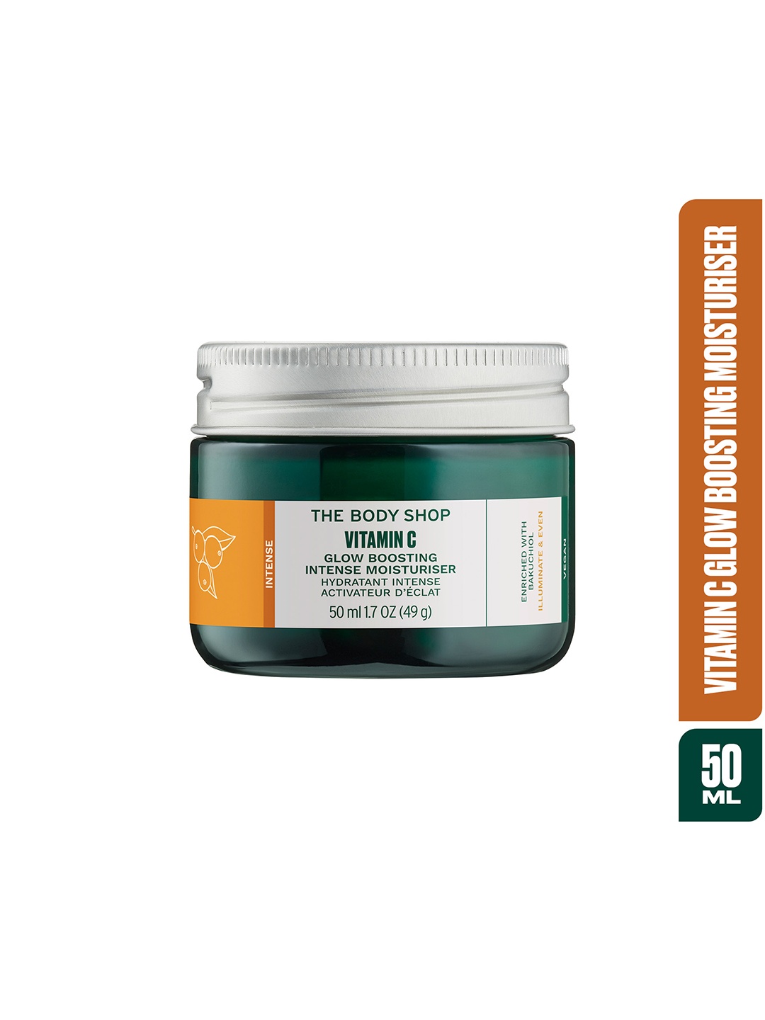 THE BODY SHOP Vitamin C Glow Boosting Moisturiser for Dull & Tired Skin 50 ml, White
THE BODY SHOP Vitamin C Glow Boosting Moisturiser for Dull & Tired Skin 50 ml, White