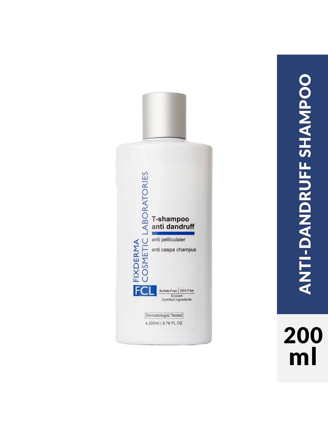 FIXDERMA COSMETIC LABORATORIES Paraben Free T-Shampoo For Dandruff - 200ml, White
FIXDERMA COSMETIC LABORATORIES Paraben Free T-Shampoo For Dandruff - 200ml, White