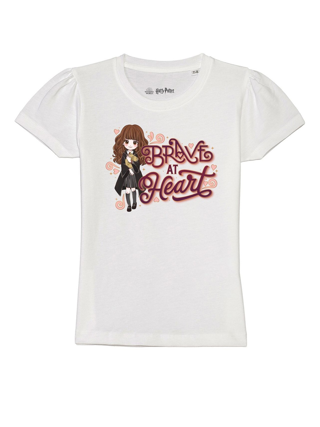 Harry Potter by Wear Your Mind Girls White & Red Typography Printed Pure Cotton T-shirt
Harry Potter by Wear Your Mind Girls White & Red Typography Printed Pure Cotton T-shirt