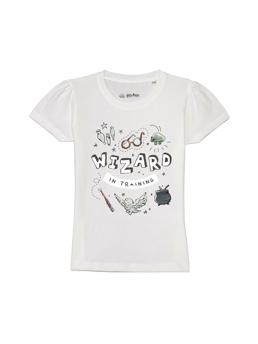 Harry Potter by Wear Your Mind Girls White Typography Printed Pure Cotton T-shirt
Harry Potter by Wear Your Mind Girls White Typography Printed Pure Cotton T-shirt