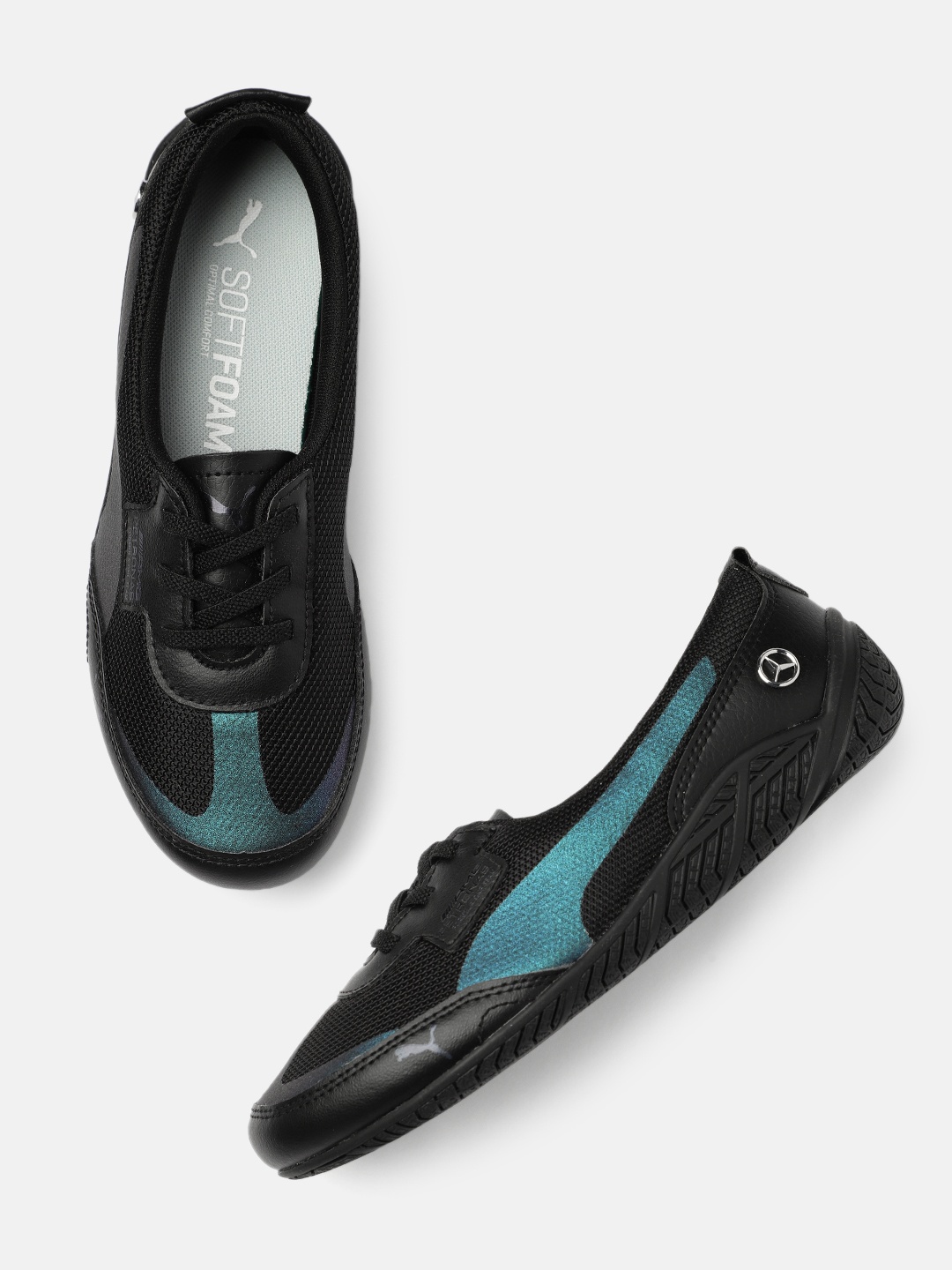 PUMA Motorsport Women Black MAP F1 RDG Cat Balle Slip-On Sneakers