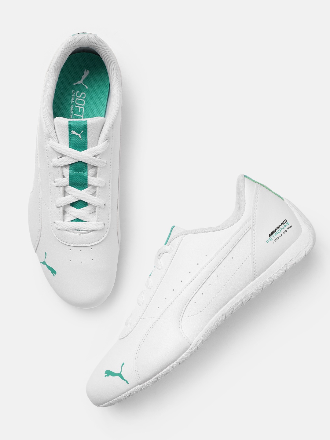 PUMA Motorsport Unisex White Mercede F1 Motorsport Collection Neo Cat Sneakers