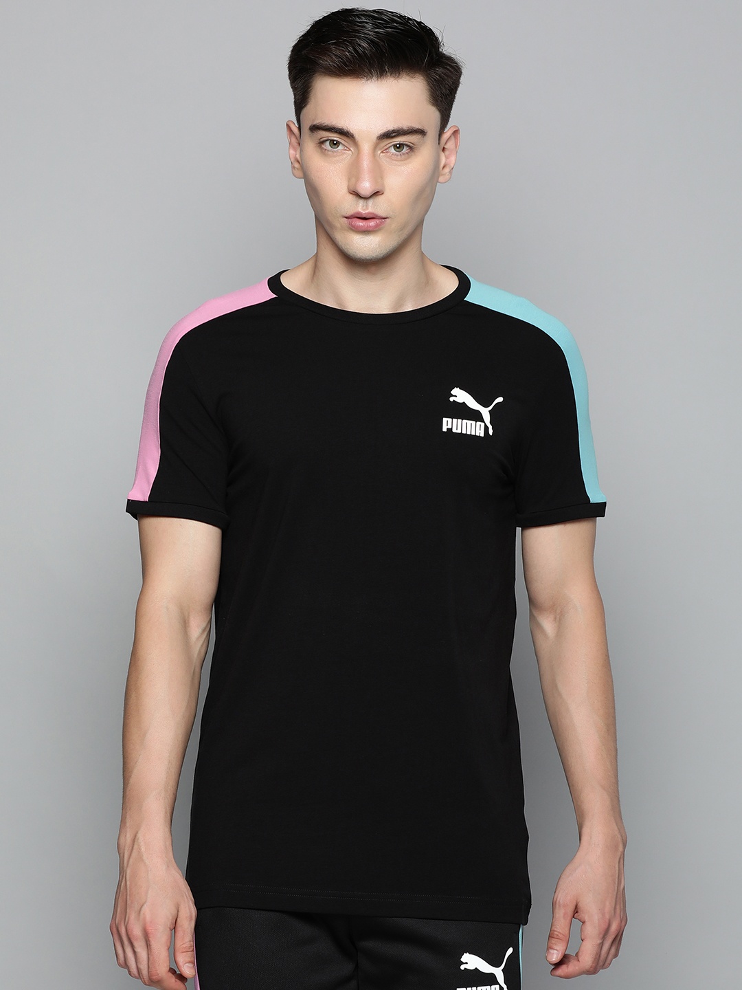 Puma Men Black & White Brand Logo Printed Round Neck Sustainable Sustainable T-shirt
Puma Men Black & White Brand Logo Printed Round Neck Sustainable Sustainable T-shirt