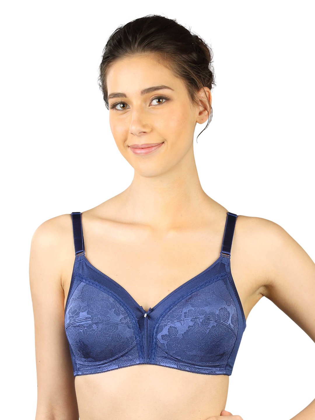 Triumph Jolly Fit Deluxe Mature Wireless Non Padded Comfort Full Coverage Big-Cup Bra, Blue
Triumph Jolly Fit Deluxe Mature Wireless Non Padded Comfort Full Coverage Big-Cup Bra, Blue