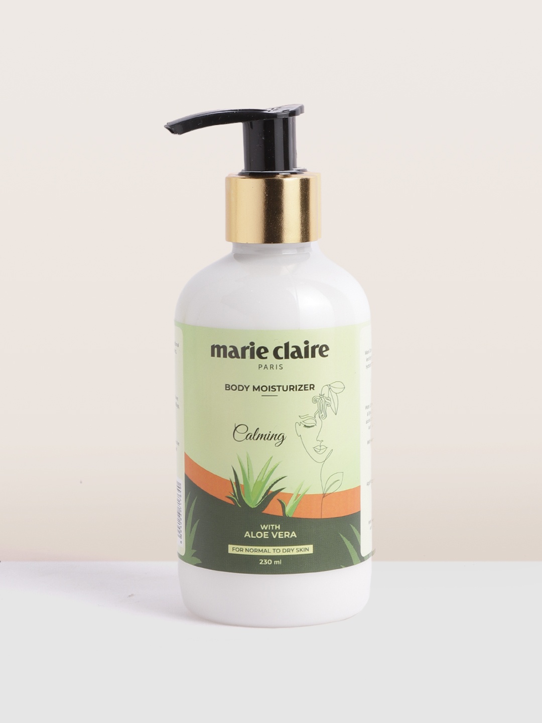 Marie Claire Calming Body Moisturizer with Aloe Vera for Normal to Dry Skin - 230ml, White
Marie Claire Calming Body Moisturizer with Aloe Vera for Normal to Dry Skin - 230ml, White