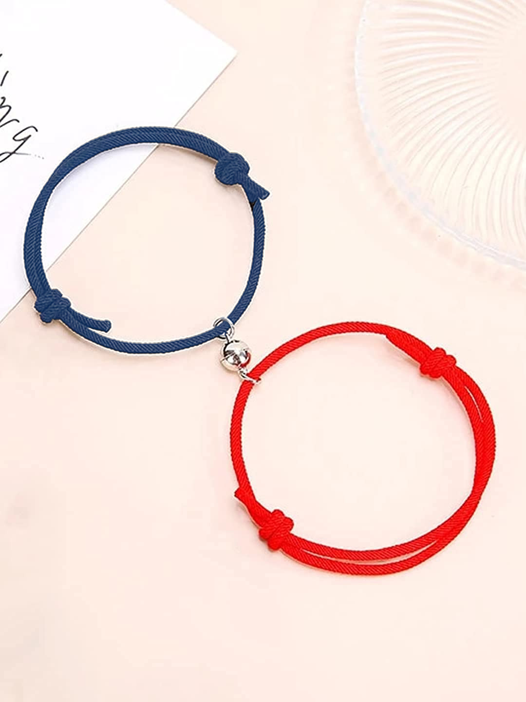 Yellow Chimes Unisex Set Of 2 Pcs Black & Red Adjustable Threaded Attraction Ball Bracelet
Yellow Chimes Unisex Set Of 2 Pcs Black & Red Adjustable Threaded Attraction Ball Bracelet
