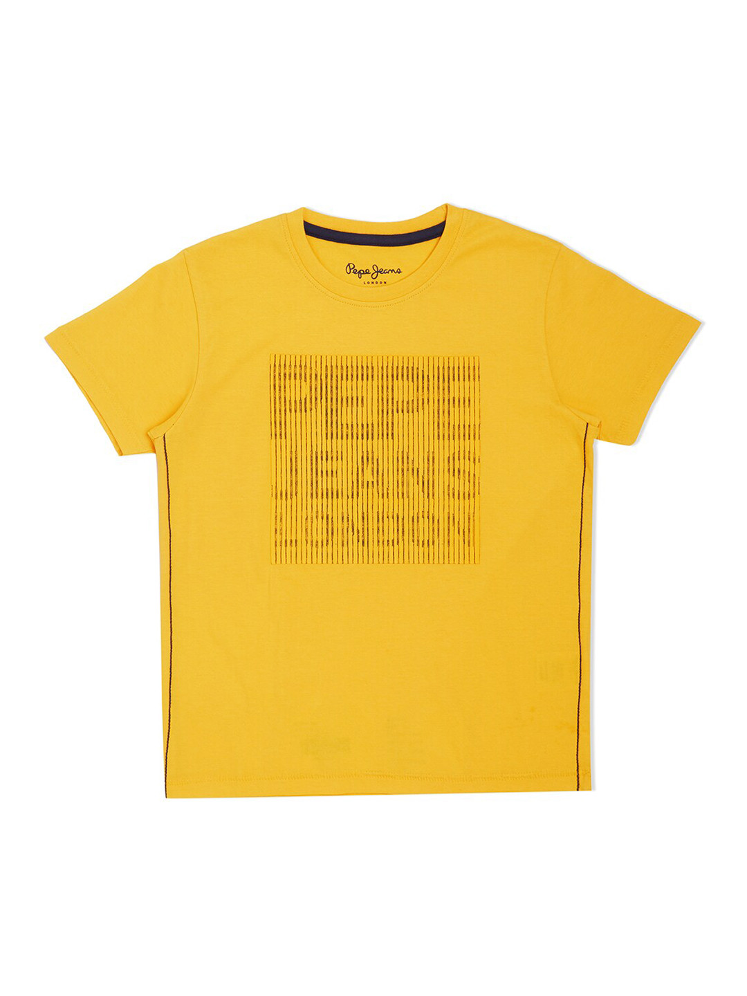 Pepe Jeans Boys Gold-Toned Typography Printed Pure Cotton T-shirt
Pepe Jeans Boys Gold-Toned Typography Printed Pure Cotton T-shirt