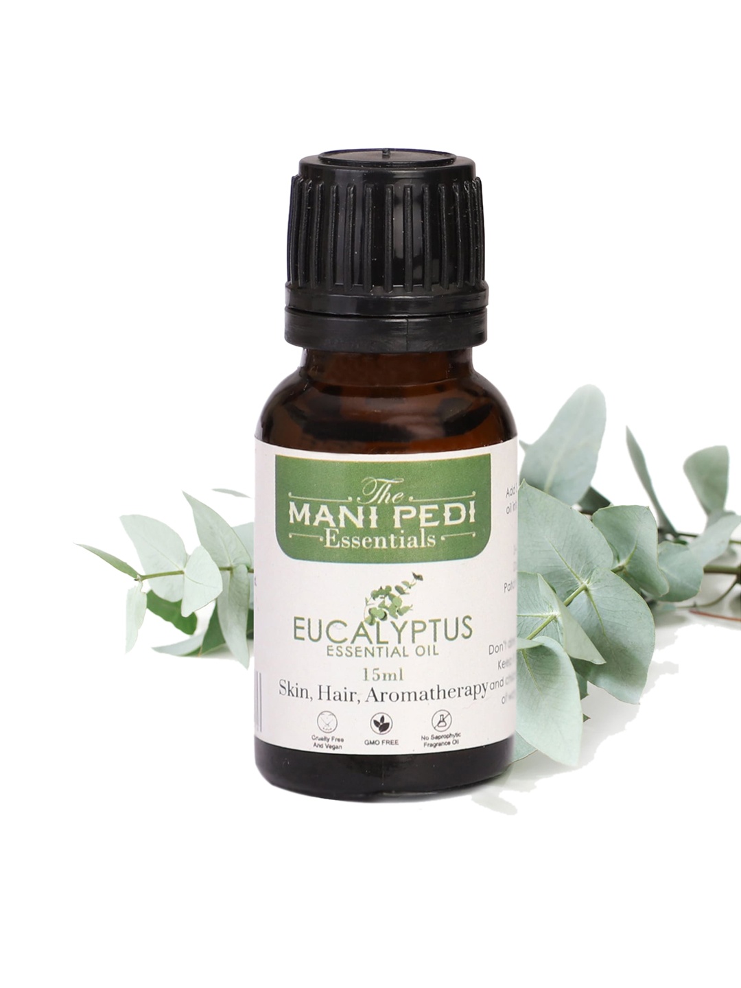 The Mani Pedi Essentials Eucalyptus Essential Oil for Skin & Aromatherapy - Vegan - 15 ml, Brown
The Mani Pedi Essentials Eucalyptus Essential Oil for Skin & Aromatherapy - Vegan - 15 ml, Brown
