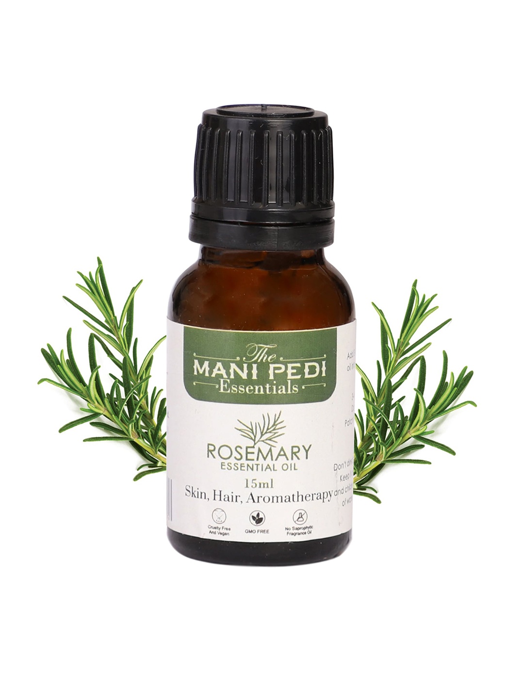 The Mani Pedi Essentials Rosemary Essential Oil for Skin & Aromatherapy - Vegan - 15 ml, Brown
The Mani Pedi Essentials Rosemary Essential Oil for Skin & Aromatherapy - Vegan - 15 ml, Brown