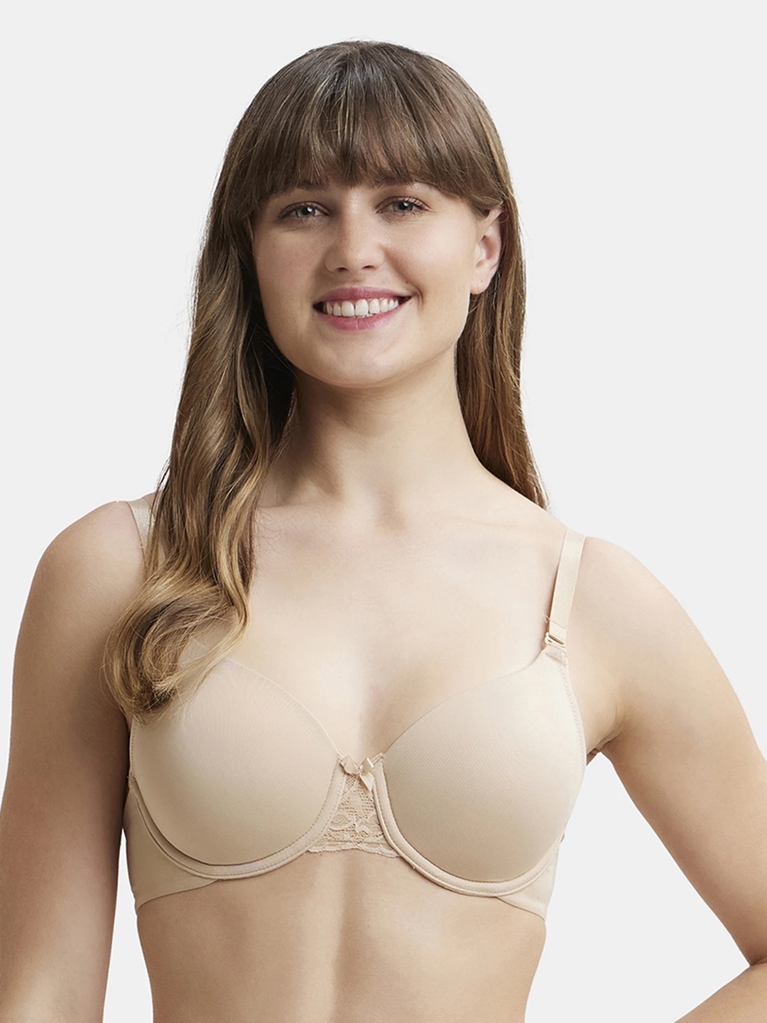 Jockey Under Wired Padded Soft Touch Full Coverage Multiway Styling Tshirt Bra-1817, Nude
Jockey Under Wired Padded Soft Touch Full Coverage Multiway Styling Tshirt Bra-1817, Nude