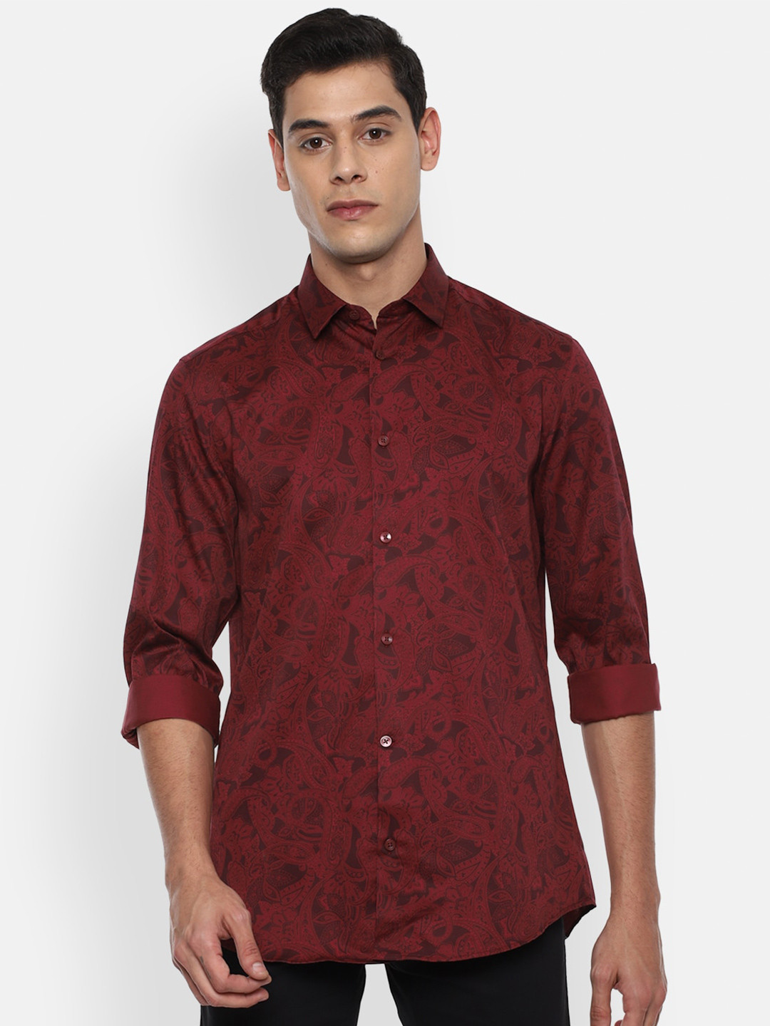 Louis Philippe Sport Men Maroon Floral Printed Pure Cotton Casual Shirt
Louis Philippe Sport Men Maroon Floral Printed Pure Cotton Casual Shirt