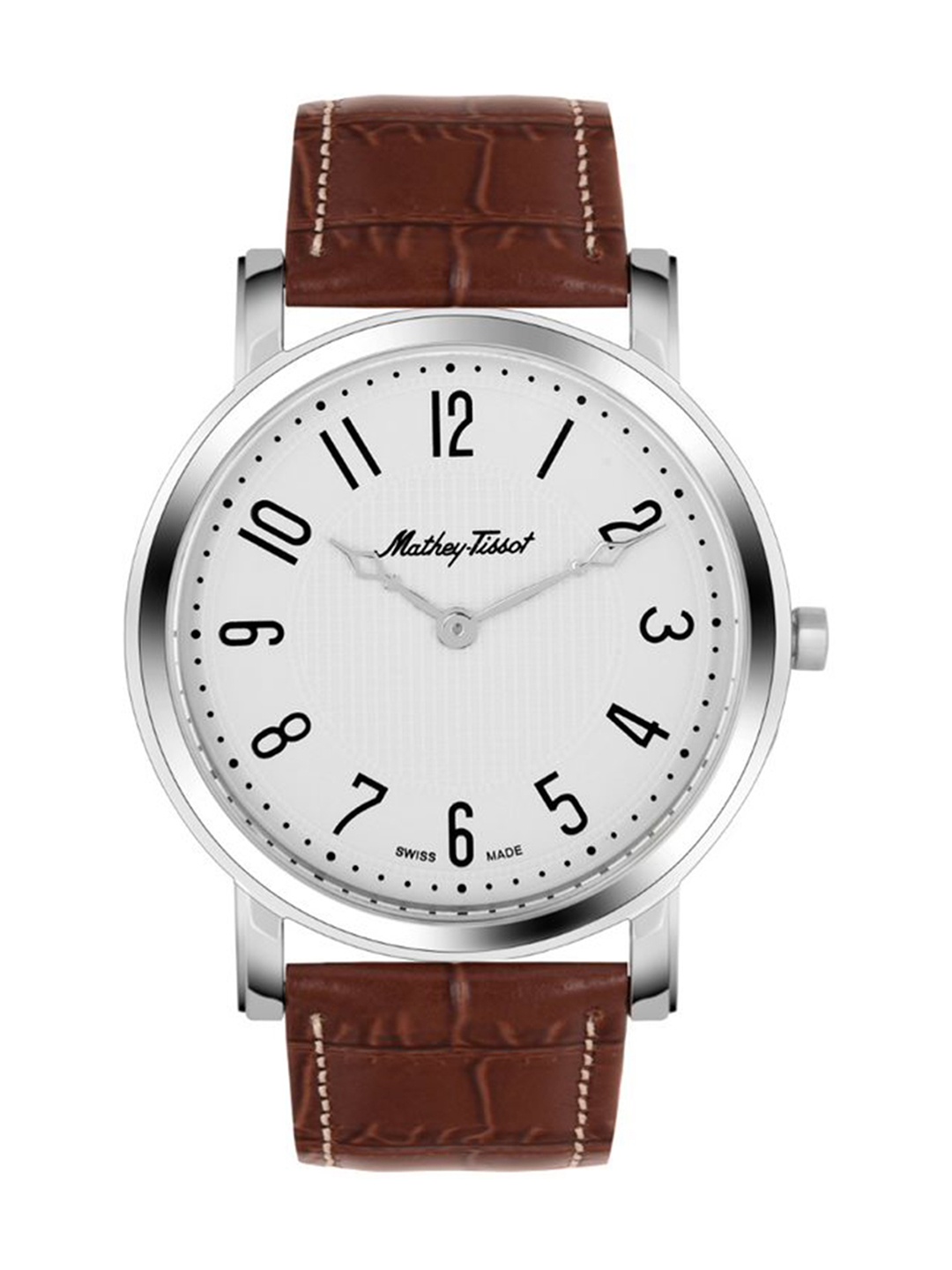 Mathey-Tissot Men White Dial & Brown Leather Straps Analogue Watch HB611251SAG
Mathey-Tissot Men White Dial & Brown Leather Straps Analogue Watch HB611251SAG