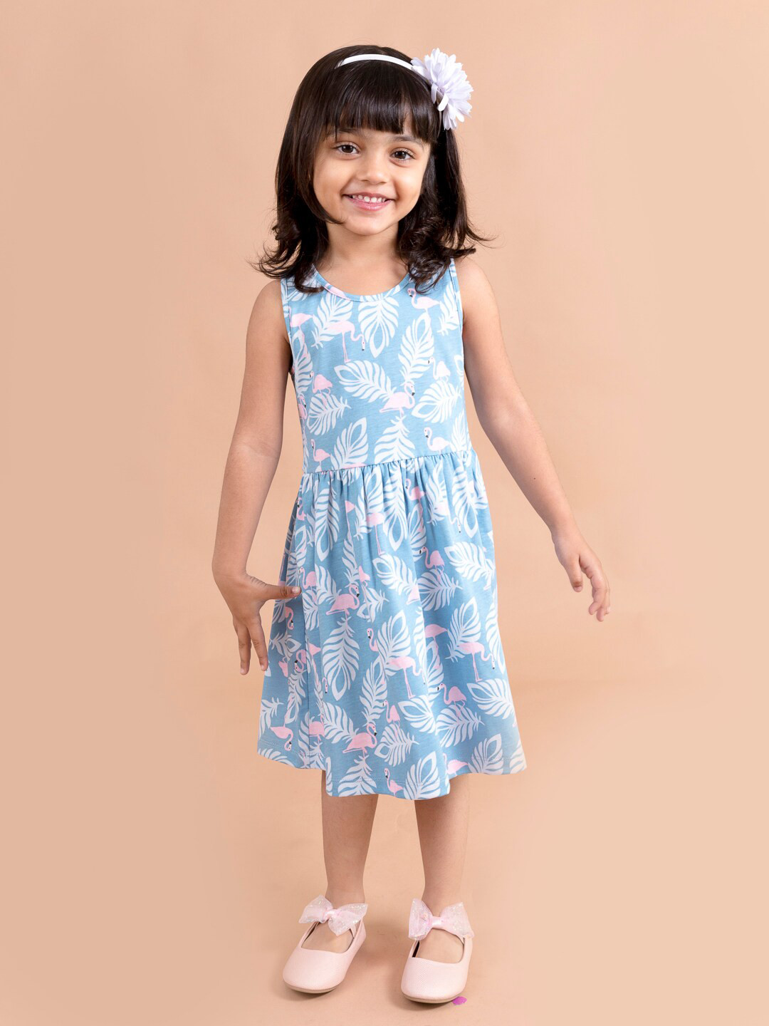 pspeaches Blue & White Tropical Dress
pspeaches Blue & White Tropical Dress