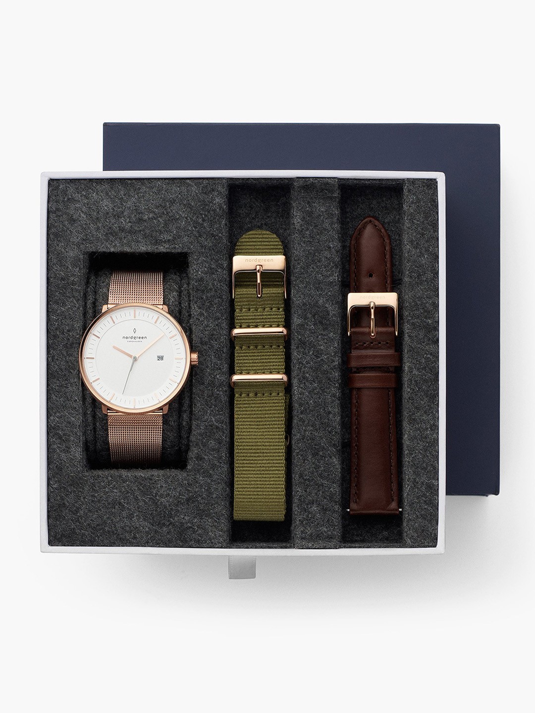 Nordgreen Unisex White Bracelet Style Straps Analogue Watch PH36RGMERONAGLDB, Rose gold
Nordgreen Unisex White Bracelet Style Straps Analogue Watch PH36RGMERONAGLDB, Rose gold