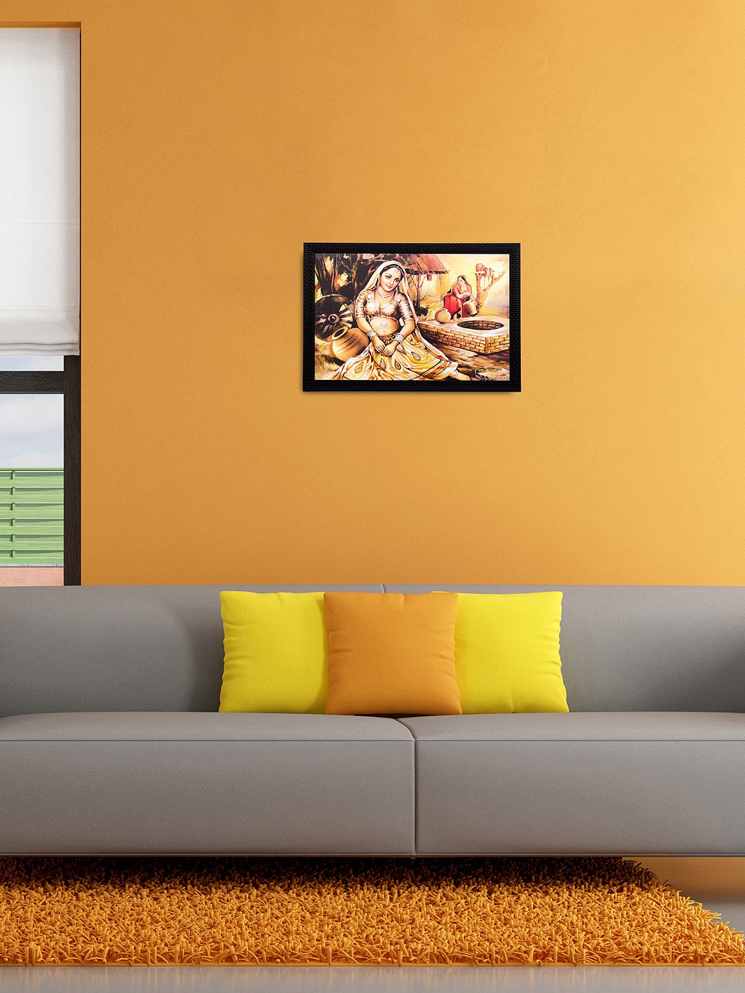 eCraftIndia Multicoloured Village Women Near Well Matt Texture Framed Wall Art, Multi
eCraftIndia Multicoloured Village Women Near Well Matt Texture Framed Wall Art, Multi