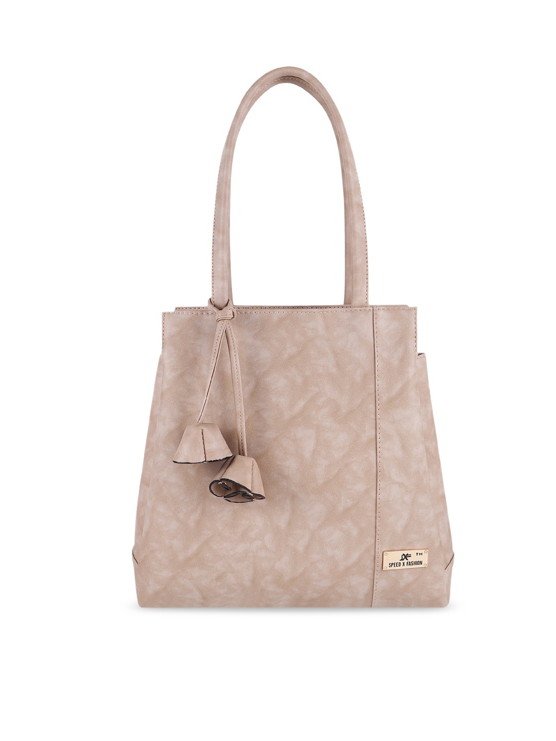 SXF SPEED X FASHION Cream-Coloured Textured PU Structured Handheld Bag with Tasselled
SXF SPEED X FASHION Cream-Coloured Textured PU Structured Handheld Bag with Tasselled