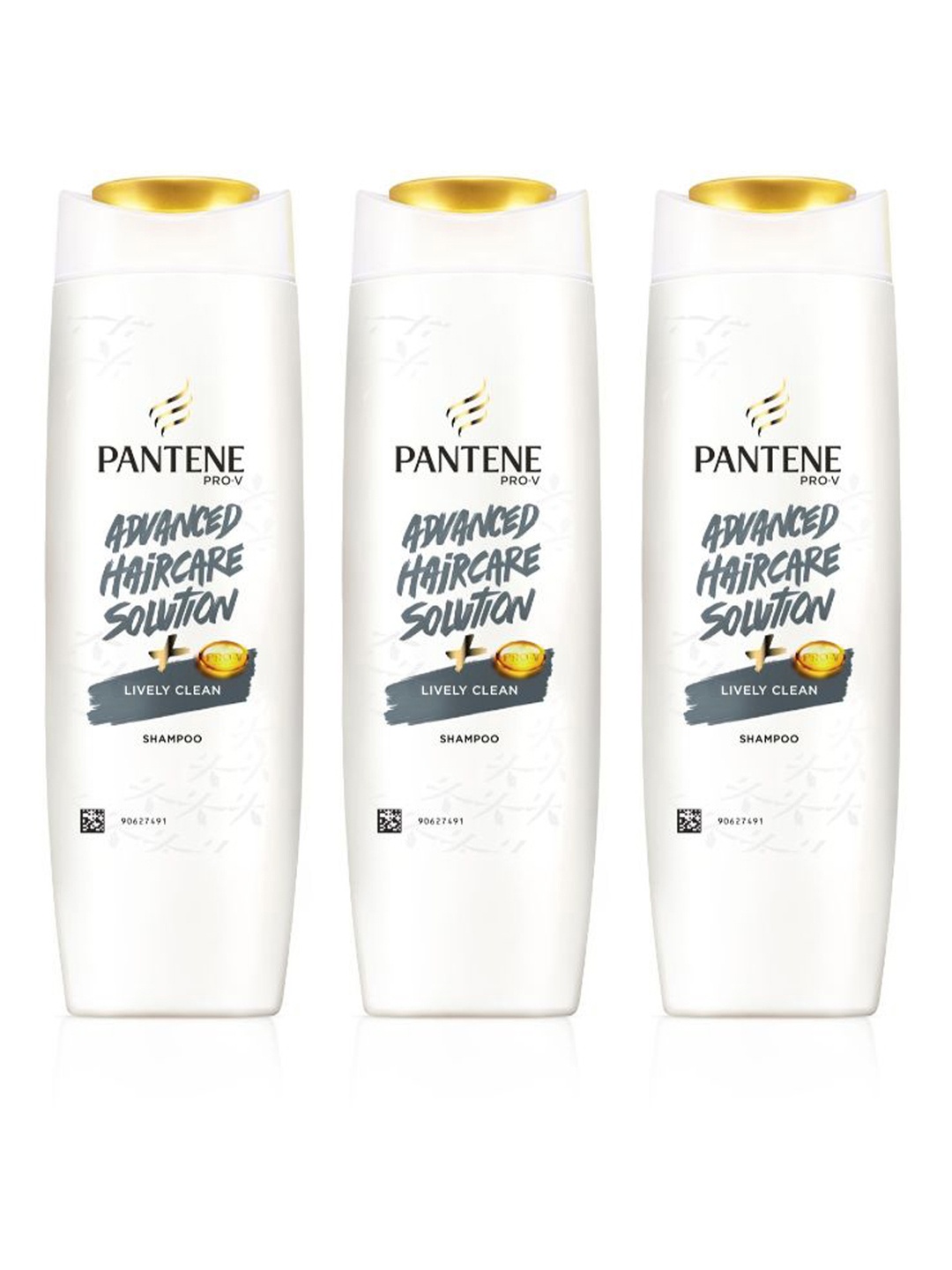 Pantene Set of 3 Advanced Hair Care Solution Lively Clean Shampoos - 90 ml each, White
Pantene Set of 3 Advanced Hair Care Solution Lively Clean Shampoos - 90 ml each, White