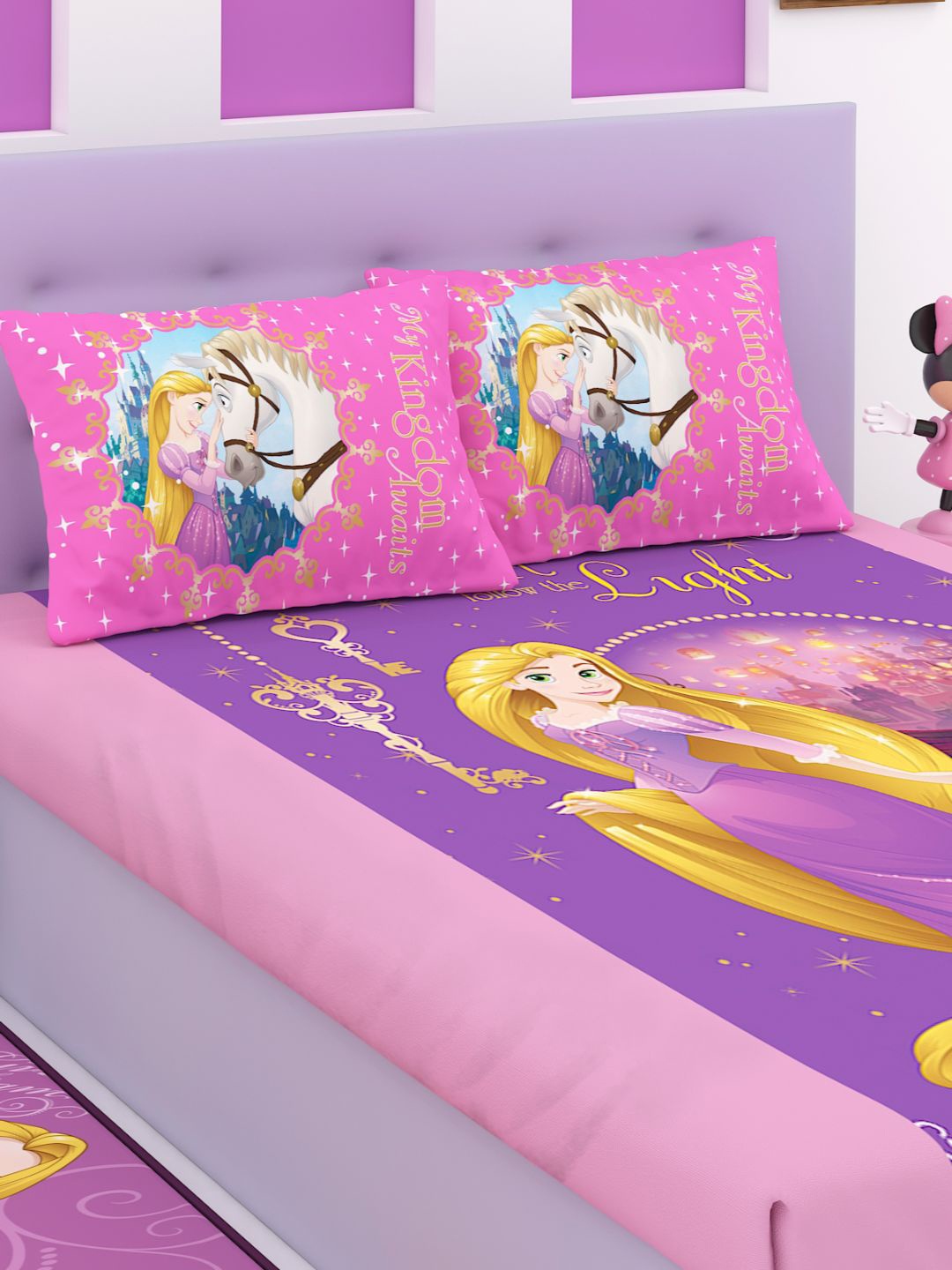 Disney Purple & Yellow Cartoon Printed 180 TC King Size Bedsheet With 2 Pillow Covers
Disney Purple & Yellow Cartoon Printed 180 TC King Size Bedsheet With 2 Pillow Covers
