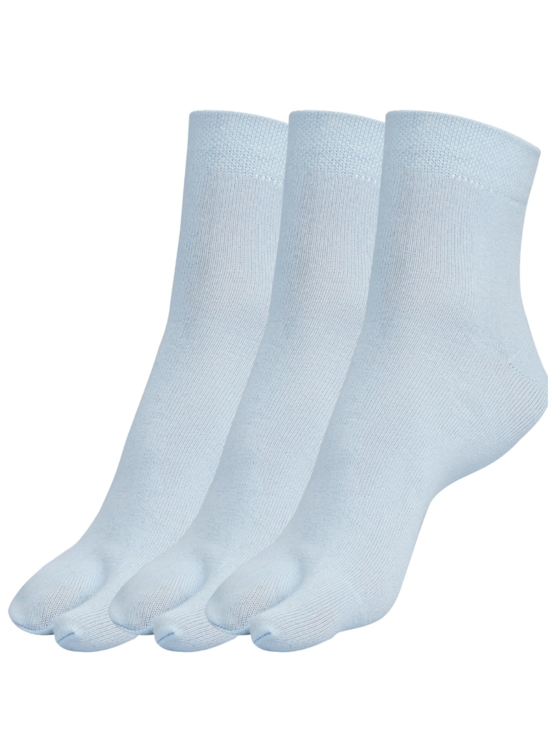 N2S NEXT2SKIN Women Pack Of 3 Assorted Ankle Length Cotton Thumb Socks