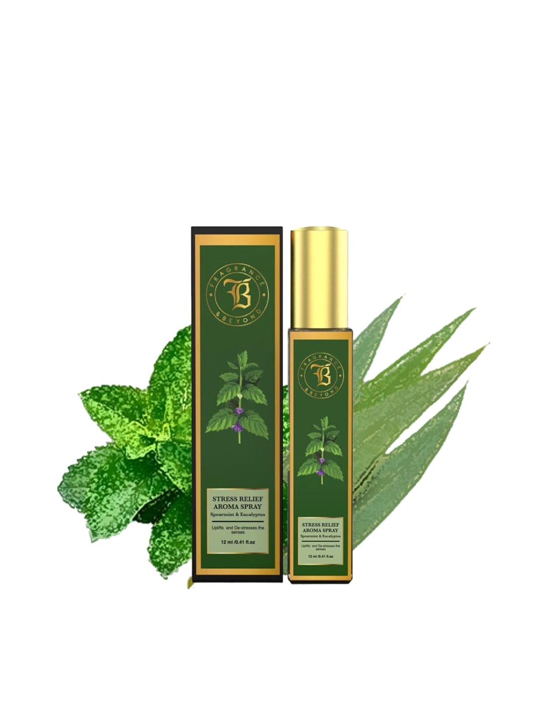 Fragrance & Beyond Aromatherapy Spearmint & Eucalyptus Stress Relief Aroma Spray 12ml, Na
Fragrance & Beyond Aromatherapy Spearmint & Eucalyptus Stress Relief Aroma Spray 12ml, Na