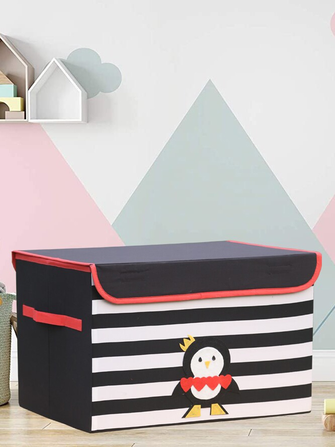 Kids Clan Black & White Penguin Ultra Spacious Engineered Wood Storage Box With Lid
Kids Clan Black & White Penguin Ultra Spacious Engineered Wood Storage Box With Lid