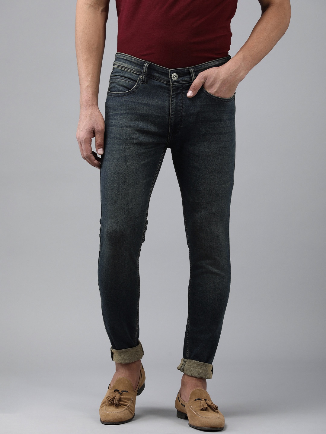 BEAT LONDON by PEPE JEANS Men Blue Super Skinny Fit Mid-Rise Light Fade Stretchable Jeans
BEAT LONDON by PEPE JEANS Men Blue Super Skinny Fit Mid-Rise Light Fade Stretchable Jeans