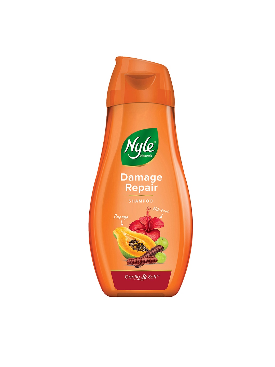 Nyle Naturals Damage Repair Anti Hairfall Shampoo with Shikakai & Hibiscus - 180 ml, Orange
Nyle Naturals Damage Repair Anti Hairfall Shampoo with Shikakai & Hibiscus - 180 ml, Orange