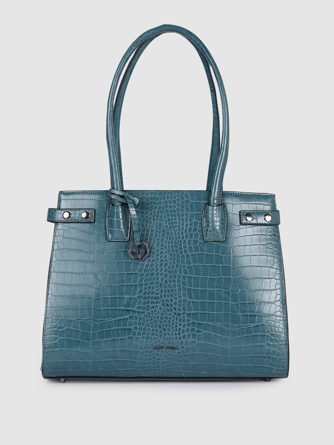 Allen Solly Blue Animal Textured PU Regular Structured Shoulder Bag with Tasselled Detail
Allen Solly Blue Animal Textured PU Regular Structured Shoulder Bag with Tasselled Detail
