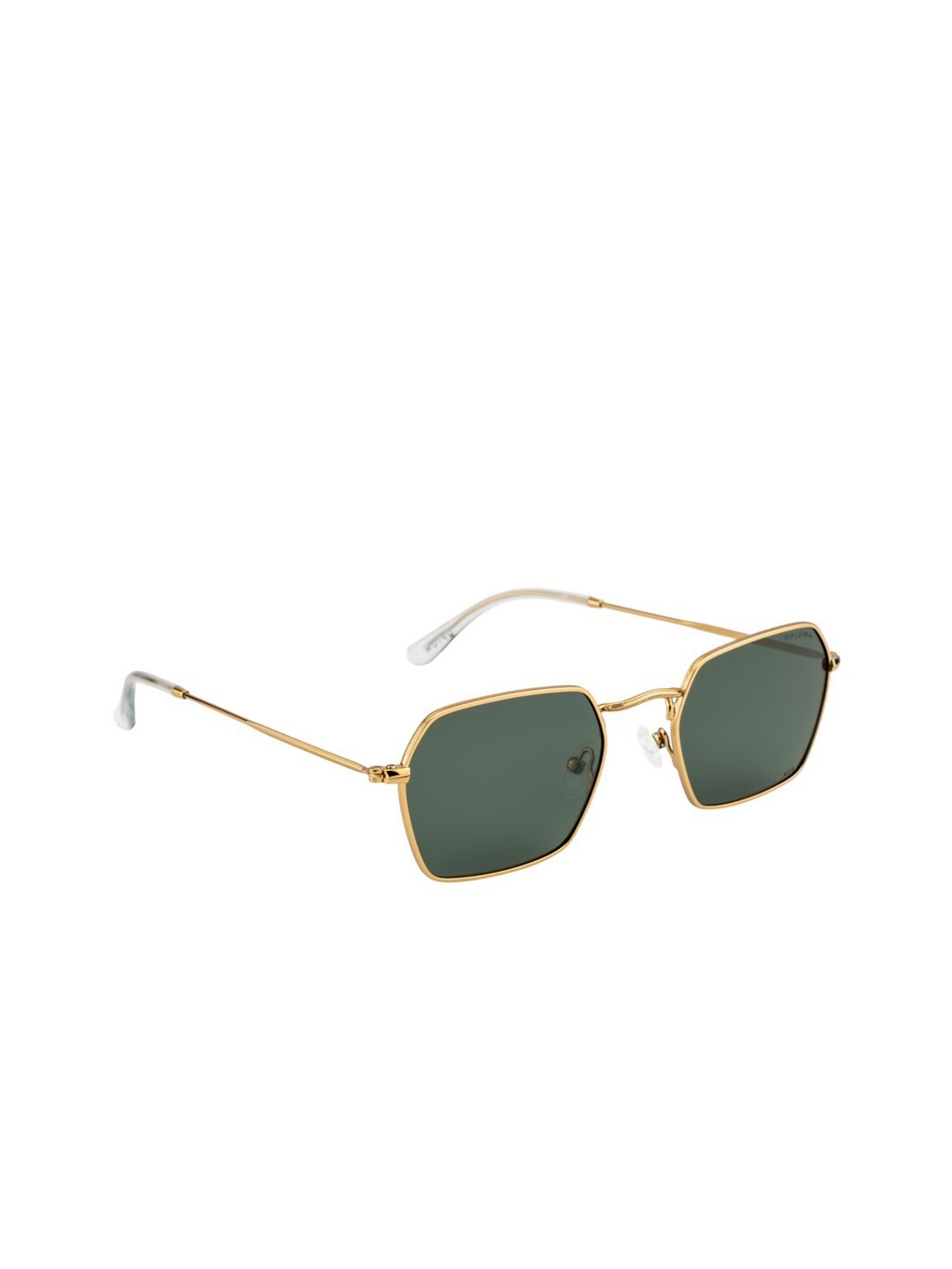 OPIUM Unisex Green Lens & Gold-Toned Rectangle Sunglasses with Polarised and UV Protected Lens
OPIUM Unisex Green Lens & Gold-Toned Rectangle Sunglasses with Polarised and UV Protected Lens