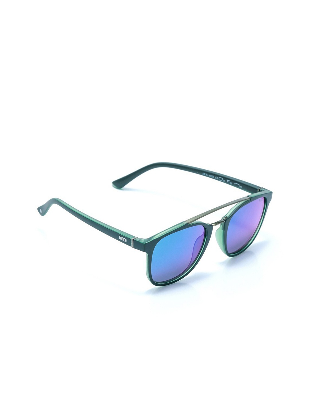 ENRICO Unisex Blue Wayfarer Sunglasses with Polarised & UV Protected Lens - EN P 4017 C3, Green
ENRICO Unisex Blue Wayfarer Sunglasses with Polarised & UV Protected Lens - EN P 4017 C3, Green
