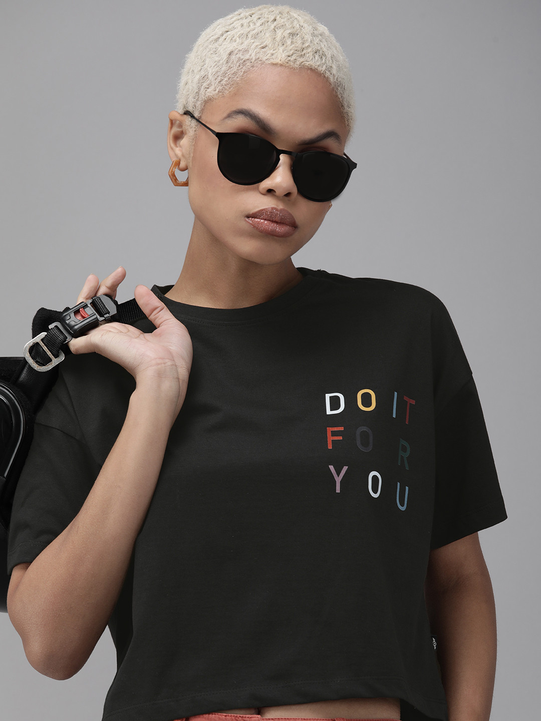 The Roadster Lifestyle Co Women Black Typography Printed Extended Sleeves Pure Cotton T-shirt
The Roadster Lifestyle Co Women Black Typography Printed Extended Sleeves Pure Cotton T-shirt