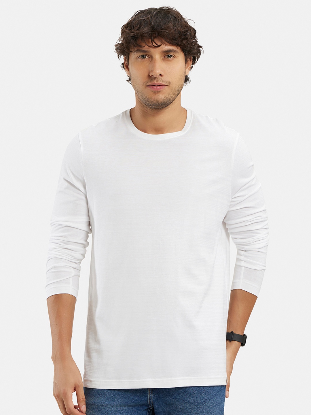 Jockey Super Combed Supima Cotton Solid Round Neck Full Sleeve T-shirt-IM22, White
Jockey Super Combed Supima Cotton Solid Round Neck Full Sleeve T-shirt-IM22, White