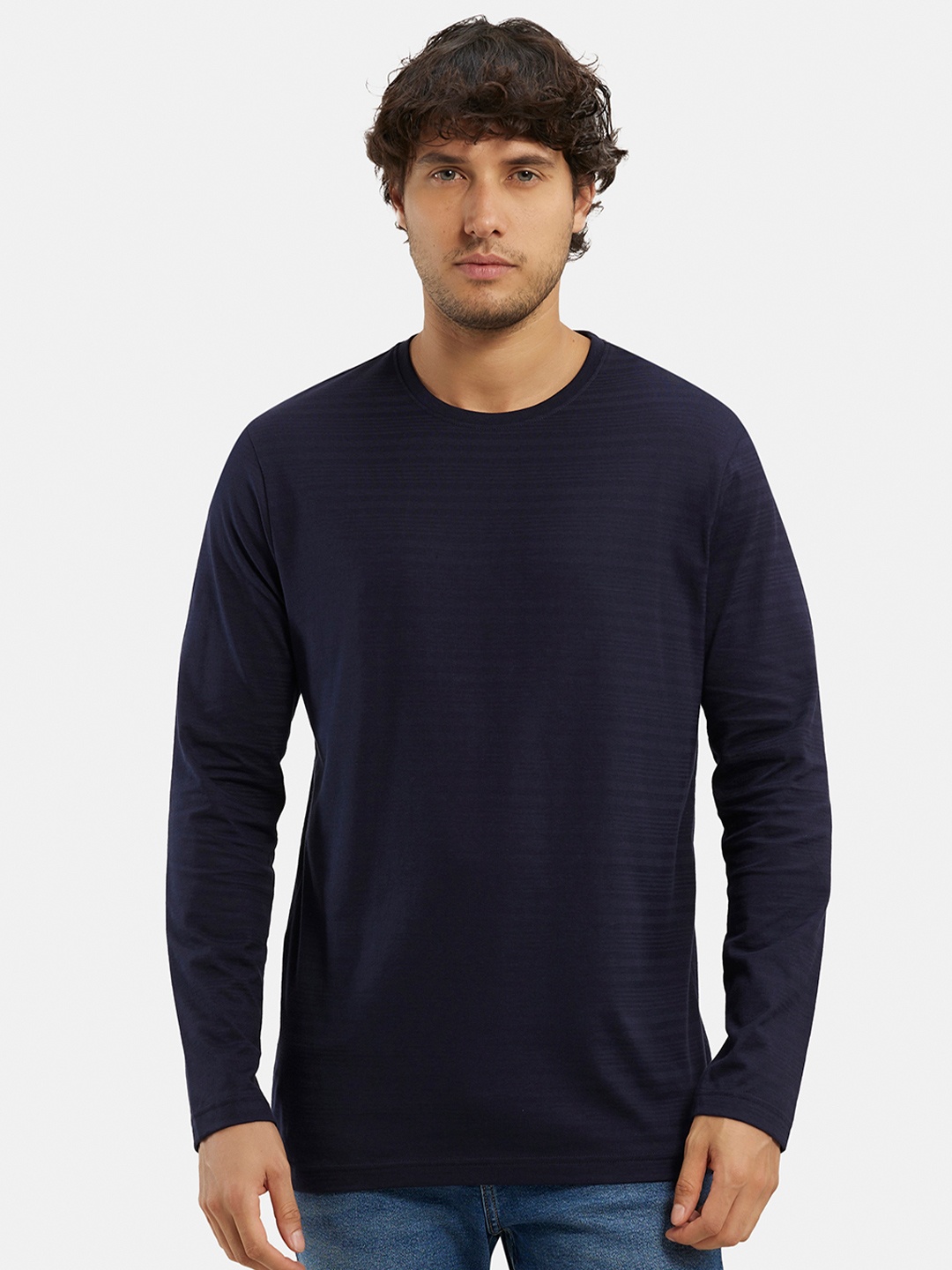 Jockey Super Combed Supima Cotton Solid Round Neck Full Sleeve Tshirt-IM22, Navy blue
Jockey Super Combed Supima Cotton Solid Round Neck Full Sleeve Tshirt-IM22, Navy blue