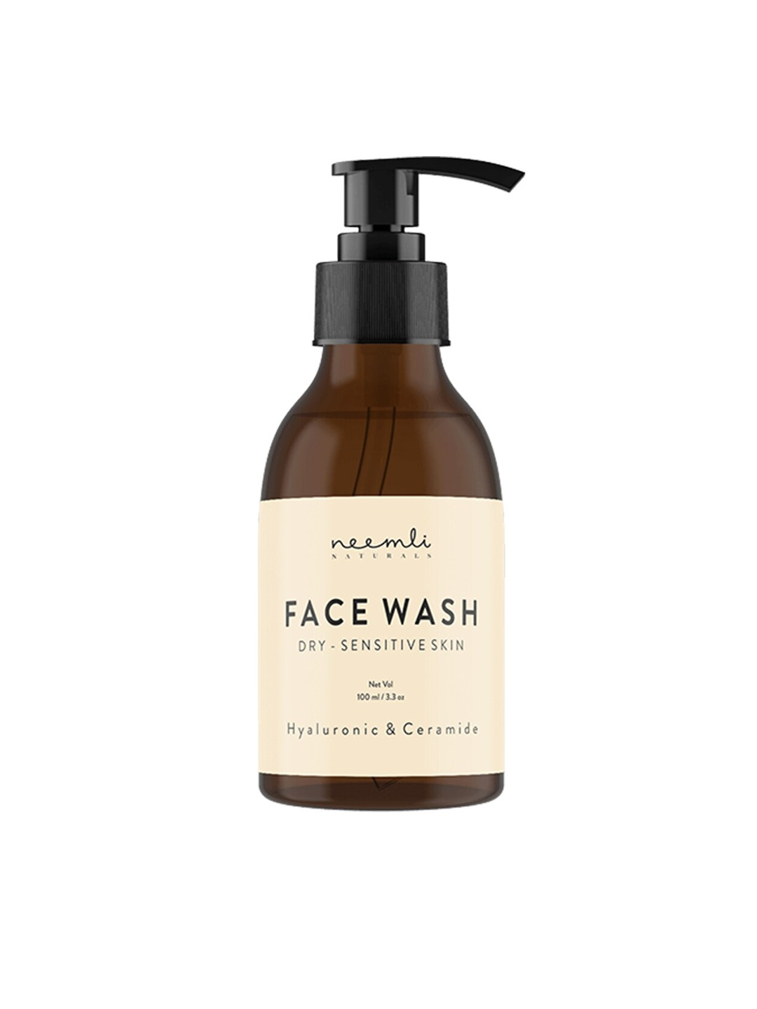 Neemli Naturals Hyaluronic & Ceramide Face Wash for Dry Sensitive Skin - 100 ml, Transparent
Neemli Naturals Hyaluronic & Ceramide Face Wash for Dry Sensitive Skin - 100 ml, Transparent