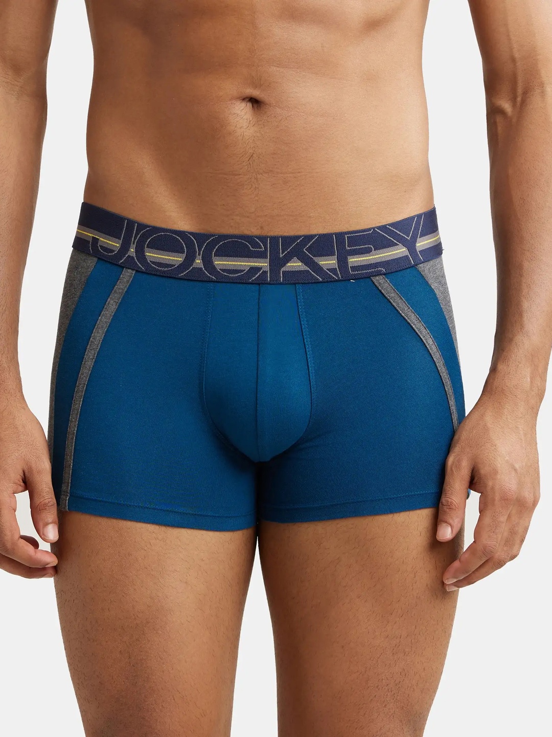 Jockey Super Combed Cotton Stretch Solid Trunk with Ultrasoft Waistband-US21, Blue
Jockey Super Combed Cotton Stretch Solid Trunk with Ultrasoft Waistband-US21, Blue