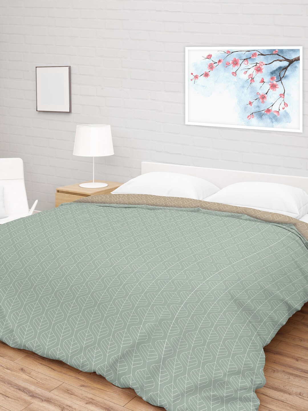 MAYFAIR HOMES LONDON Green & Gold-Toned Floral Mild Winter 150 GSM Double Bed Comforter
MAYFAIR HOMES LONDON Green & Gold-Toned Floral Mild Winter 150 GSM Double Bed Comforter