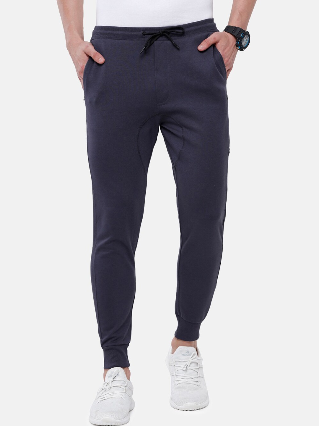 Classic Polo Men Blue Solid Slim-Fit Joggers