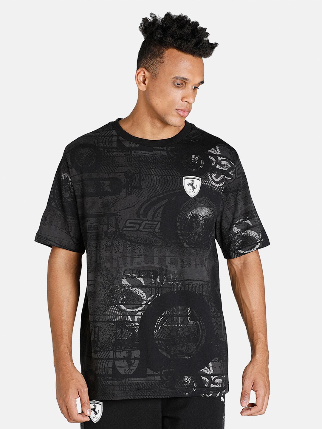 PUMA Motorsport Men Black & raisin black Printed Raw Edge Sustainable Motorsport T-shirt
PUMA Motorsport Men Black & raisin black Printed Raw Edge Sustainable Motorsport T-shirt