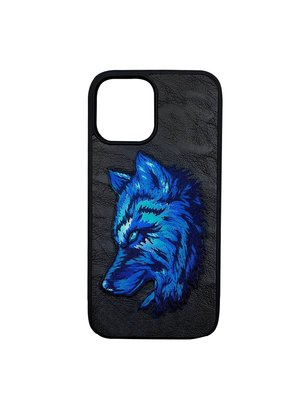 TREEMODA Black & Blue Wolf Embroided NM Series Leather Apple iPhone 13 Pro Back Case
TREEMODA Black & Blue Wolf Embroided NM Series Leather Apple iPhone 13 Pro Back Case