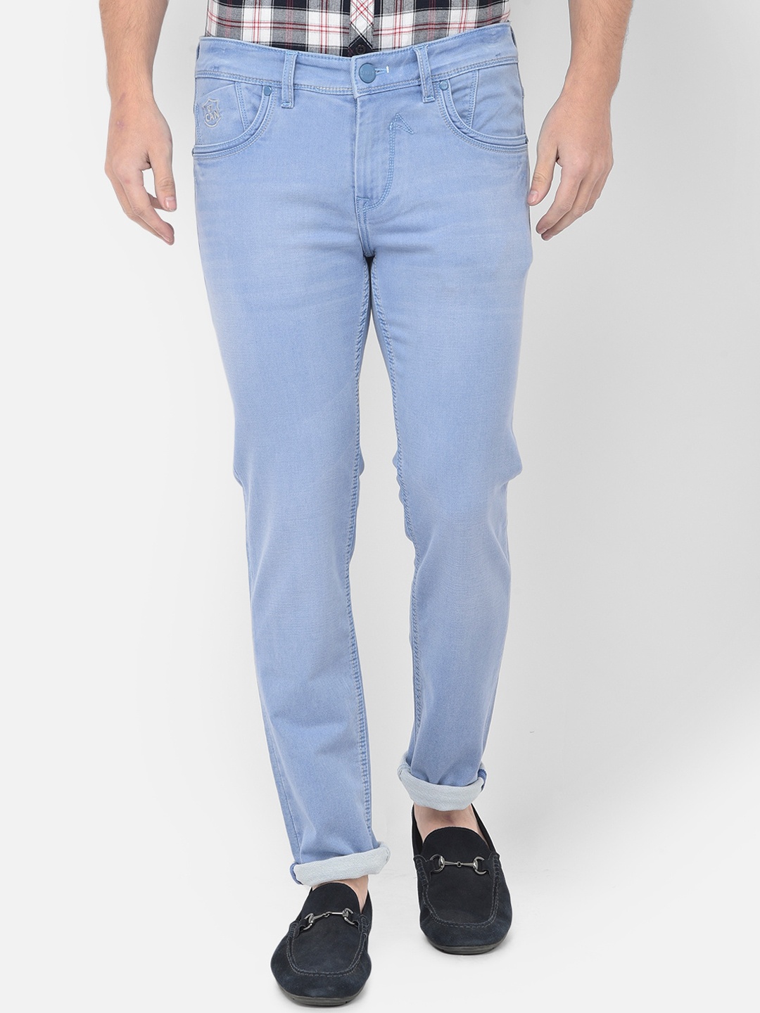Canary London Men Blue Smart Slim Fit Low-Rise Heavy Fade Embroidered Stretchable Jeans
Canary London Men Blue Smart Slim Fit Low-Rise Heavy Fade Embroidered Stretchable Jeans