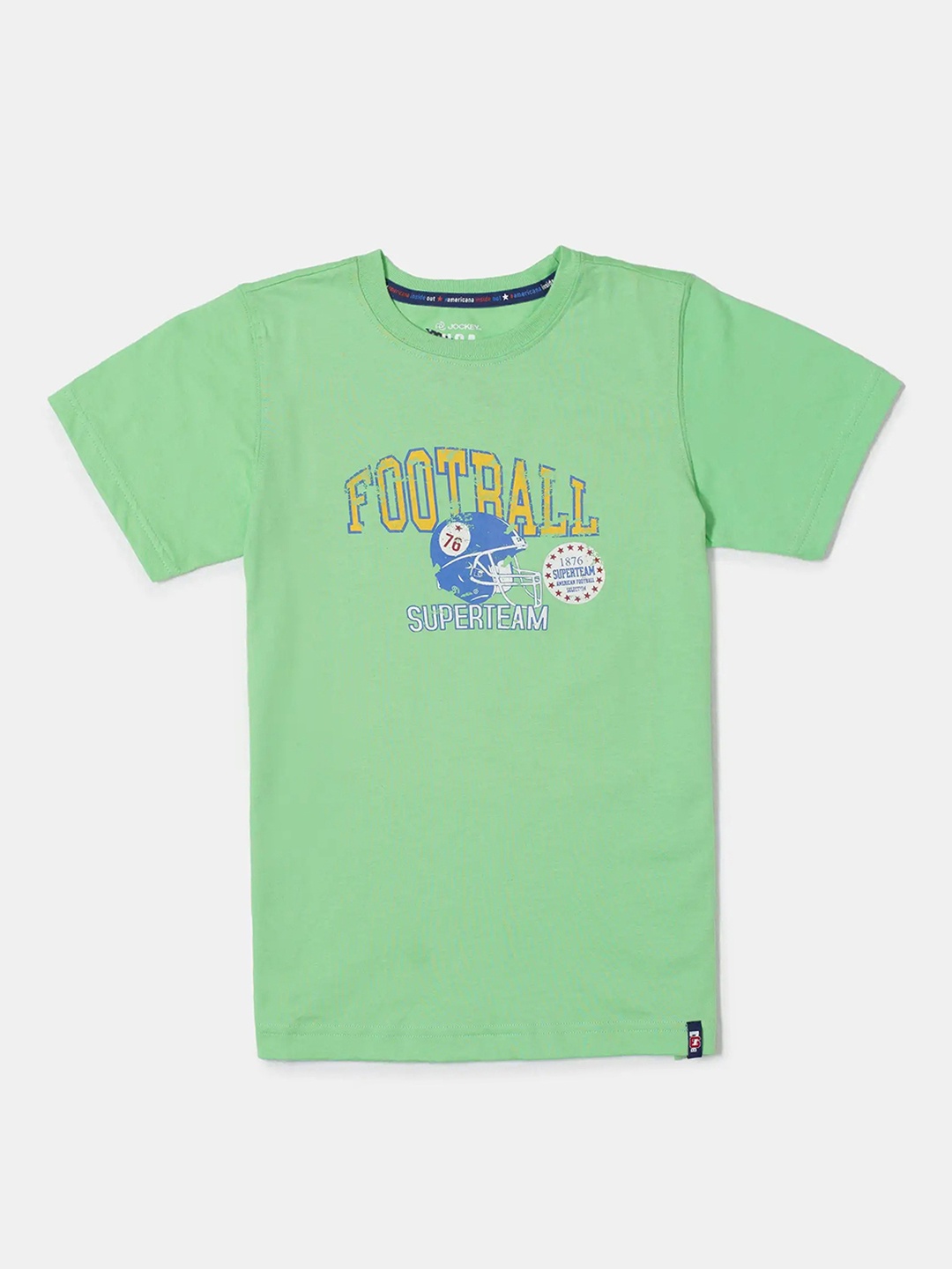 Jockey Boys Super Combed Cotton Rich Striped Modern Fit Polo T-shirt - UB16, Green
Jockey Boys Super Combed Cotton Rich Striped Modern Fit Polo T-shirt - UB16, Green
