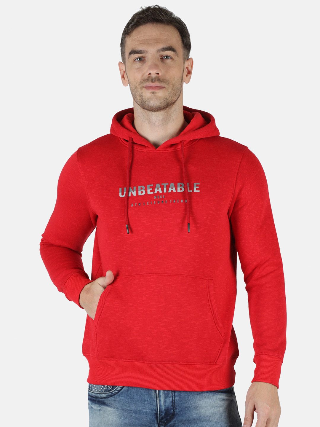 Monte Carlo Men Red Printed Hooded Sweatshirt 
Monte Carlo Men Red Printed Hooded Sweatshirt