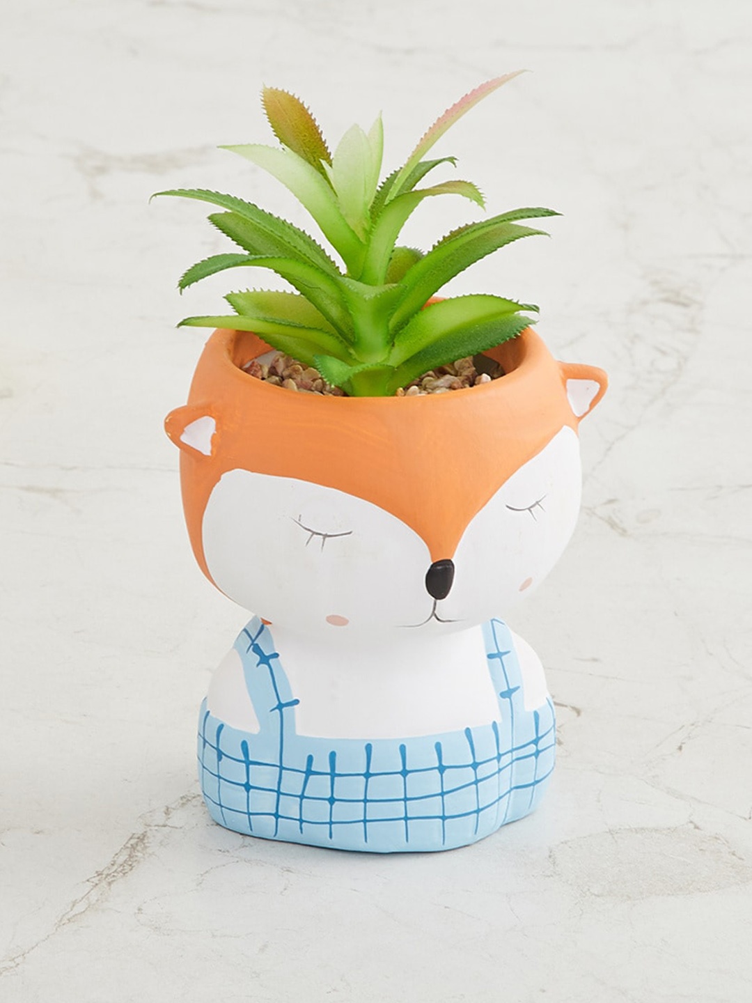 Home Centre Multicolour Fiesta Artificial Potted Plant, Multi
