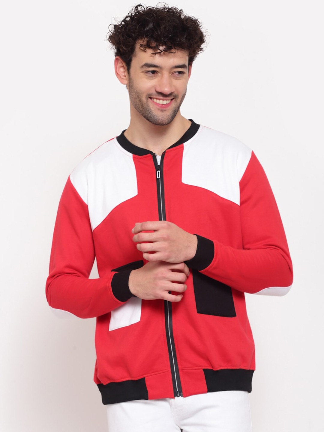 PAUSE SPORT Men Red Colourblocked Fleece Lightweight Antimicrobial Outdoor Sporty Jacket
PAUSE SPORT Men Red Colourblocked Fleece Lightweight Antimicrobial Outdoor Sporty Jacket
